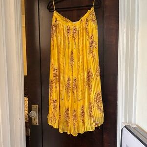 Floral Yellow skirt Ulla Johnson nwt